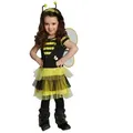 Produktbild: Party x People Kostüm Bienchen Kinderkostüm 2-tlg. Schwarz gelb 128