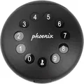 Produktbild: Schlüsseltresor Phoenix Palm KS0211E, motorisiertes Schlüsselschloss, Steuerung per App, Bluetooth, Wasser-/Staubfest IP65, schwarz 194444