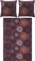 Produktbild: Erwin Müller Bettwäsche aubergine 1x 200x200 cm + 2x 80x80 cm