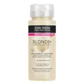 Produktbild: John Frieda BLONDE+ Repair System Pre-Shampoo Treatment - Inhalt: 100 ml - Mit Bond Building Plex - Für durch Aufhellung geschädigtes Blond - Schützt das Haar