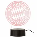 Produktbild: FC Bayern München LED Licht Logo Nachtlicht Leuchte Lampe USB rot FCB Fanartikel