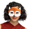 Produktbild: Boland 56720 - Plüsch-Halbmaske Fuchs, Einheitsgröße, Braun, Weiß und Schwarz, Gesichtsmaske, Tiermaske, Fellmaske, Accessoire, Kostüm, Verkleidung, Karneval, Fasching, Halloween