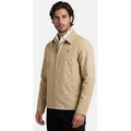 Produktbild: U.S. Polo Assn. Hemdjacke USMaverrick - Herren Übergangsjacke leicht – Freizeitjacke mit Stretch Leichte Jacke mit Reißverschluss und Seitentaschen beige XL