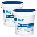 Produktbild: 2 x KNAUF Sheetrock Fill & Finish Light Füllmasse Spachtelmasse Spachtel 20 kg