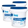 Produktbild: 3 x KNAUF Sheetrock Fill & Finish Light Füllmasse Spachtelmasse Spachtel 20 kg