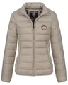 Produktbild: Geographical Norway Winter Jacke Steppjacke Parka Stehkragen Outdoor Leicht und warm, Farbe:Beige, Größe:XXL (44)