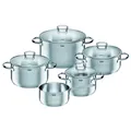 Produktbild: 5 tlg Silit Induktion Topfset Kochtopfset Fleischtopf Bratentopf Stielkasserolle