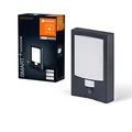 Produktbild: LEDVANCE SMART+ Outdoor Wandleuchte + Hausnummer & Kamera, warmweißes Licht (3000K), hochwertiges Polycarbonatgehäuse in dunkelgrau, integrierter Lautsprecher, Memory Card, smarte WIFI-Technologie