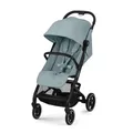 Produktbild: Cybex Gold Kinderwagen Beezy mit One-Pull Harness, Ab Geburt bis ca. 4 Jahre (max. 22 kg), Kompakt und ergonomisch, Stormy Blue (Hellblau mit schwarzem Rahmen)