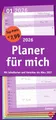 Produktbild: Basic Planer für mich 2026: Praktischer Wandplaner mit 2 Spalten. Wandkalender mit Schulferien und 3-Monats-Ausblick aufs Folgejahr. Terminkalender 2026 zum Eintragen. (Basic Planer Heye)