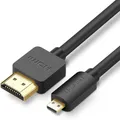 Produktbild: Kabel HDMI 4k 60Hz - micro HDMI 3 m Ugreen Videokabel Videostecker Schwarz