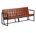 Produktbild: vidaXL Sofa 3-Sitzer-Sofa Braun Echtes Ziegenleder