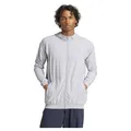 Produktbild: adidas Men's Tech Apparel Trainingsjacke Halo Silver/Lime Burst M