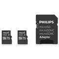 Produktbild: Philips Ultra Speed Micro SDHC Card 2x 32 GB + SD Adapter UHS-I U1, Lesegeschwindigkeit bis zu 80 MB/s, A1 Fast App Performance, V10, Speicherkarte für Smartphones, Tablet,PC,Card Reader,Full HD Video