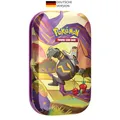 Produktbild: Pokémon -Sammelkartenspiel: Mini-Tin-Box Karmesin & Purpur - Nebel der Sagen - Zwirrfinst (2 Boosterpacks & 1 Stickerbogen)