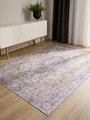 Produktbild: benuta Basic Waschbarer Teppich George - Multicolor/Lila 120x170 cm - Kunstfaser - Rechteckig & im Style: Vintage, Elegant, Retro - Pflegeleicht für Wohnzimmer Schlafzimmer