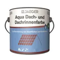 Produktbild: Jaegerlacke Dachfarbe Aqua Dach- und Dachrinnenfarbe 626 für den gesamten Dachbereich, Zur Renovierung von Dachrinnen und verwitterten Dachflächen.