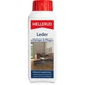 Produktbild: MELLERUD Leder Reiniger & Pflege | 1 x 0,25 l | Wirksamer Langzeitschutz vor Verschmutzung für geschmeidiges Kunst- und Echtleder