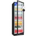 Produktbild: Bomann® Kühlschrank mit Glastür | Getränkekühlschrank abschließbar | 6 höhenverstellbare Ablagen | 30kg je Ablage | 347 Liter | Kühlschrank groß | Flaschenkühlschrank m. LED-Licht | KSG 7351 schwarz