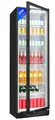 Produktbild: Bomann KSG 7351 Flaschenkühlschrank, 60 cm breit, 356 L, Glastür, Innenraumbeleu