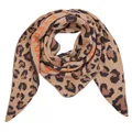 Produktbild: MIRROSI Dreieckstuch Damen – Kuscheliger Dreiecksschal 190x80 cm im Leo-Leopard Muster, Trendiges LEO-Design, Weich & Wärmend (Love Everyday: Camel)