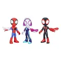 Produktbild: Marvel Spidey and His Amazing Friends Supersized Hero 22.5-cm Action Figures 3-Pack