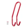 Produktbild: SOTECH Garderobenhaken FARA 192 x 51 mm Stahl Rot Kleiderhaken Wandgarderobe Jackenhaken Aufhänger