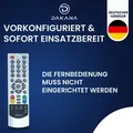 Produktbild: Dakana Fernbedienung für Smart MX 04 04+ 04L 04CI 03 Mobilo II Digiquest 6400 Vorkonfiguriert und sofort einsatzbereit - Silber
