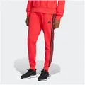 Produktbild: adidas Sportswear Sporthose M 3S FT TC PT (1-tlg) schmal zulaufende Beinform, für sportliche Aktivitäten rot XL