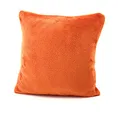 Produktbild: heimtexland ® Flanell Kuschel Kissen Super Soft Dekokissen Plüsch Typ380 Kissenhülle Orange 48x48 cm