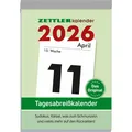 Produktbild: Zettler Tagesabreisskalender XXL 2026 - 9,9x14,3 cm - 1 Tag auf 1 Seite - mit Sudokus, Rezepten, Rätseln (660058)