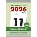 Produktbild: Zettler Tagesabreißkalender XXL 2026 – Abreißkalender 10 × 14 cm, 1 Tag pro Seite mit Sudoku, Rezepten, Rätseln & Tipps auf den Rückseiten, FSC-zertifiziert