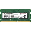 Produktbild: Transcend 16GB JM DDR4 2666MHZ (1 x 16GB, 2666 MHz, DDR4-RAM, SO-DIMM) (JM2666HSB-16G)