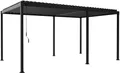 Produktbild: MIRADOR Pergola 80 Solid 3x5 m Stahl Anthrazit verstellbares Lamellendach