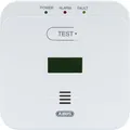 Produktbild: ABUS Kohlenmonoxid-Melder COWM510 CO-Melder (85 dB lautem Alarm, Prüftaste, 10-Jahres-Sensor & LCD Display - weiß)