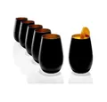 Produktbild: Stölzle Glas Stölzle Lausitz Elements Schwarz-Bronze (6er Set), Glas