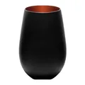 Produktbild: Set 6 Gläser Wasser Olympic Schwarz Kupfer 46,5 CL Glas Stölzle Lausitz Cocktail