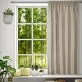 Produktbild: Eurofirany Vorhang Gardine Glatt Schlicht Einfarbig - Kräuselband Modern Schlafzimmer Wohnzimmer Lounge Kinderzimmer 1 Stück Einzeln, 140 x 175cm, Cappuccino