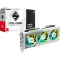 Produktbild: ASRock Radeon RX 9070 XT Steel Legend - 16GB GDDR6, 1x HDMI, 3x DP