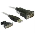 Produktbild: DeLock Adapter USB 2.0 zu Seriell DB9 RS232 DB25 61308