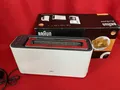 Produktbild: Braun Toaster HT3100WH 1000W Weiß Langschlitz Aufwärmfunktion Auftaufunkt B-Ware