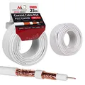 Produktbild: Maclean MCTV-470 Antennenkabel Koaxialkabel RG6 Reines Kupfer 100% Cu Koax Antennen Kabel SAT Satellitenkabel TV (25m)