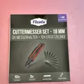 Produktbild: Filzada 3x Cuttermesser Profi inkl. 13x Carbonstahl Klingen BLACK Neu
