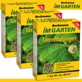 Produktbild: Beckmann 3 x 1 kg Tannendünger Fichte Kiefer Zeder Nadelbaum Buchs Kirschlorbeer