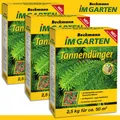 Produktbild: Beckmann 3 x 2,5 kg Tannendünger Fichte Kiefer Zeder Nadelbaum Kirschlorbeer