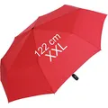 Produktbild: iX-brella XXL Taschenschirm für Damen und Herren - full class- 122cm großes Dach mit Auf-Zu-Automatik - rot