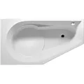 Produktbild: RIHO Yukon Eck-Badewanne, Einbau, 1-Sitzer, 160x90x48cm, 175 Liter, weiß, B008001005, Ausführung: Version rechts