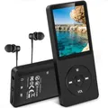 Produktbild: AGPTEK MP3 Player, 16GB verlustfrei MP3 mit 1,8 Zoll Bildschirm, 70 Stunden tragbare Musik Player mit Kopfhörer, FM Radio, Bilder, Aufnahmen, E-Buch, Schwarz