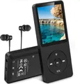 Produktbild: AGPTEK 8GB MP3-Player 70 Stunden Wiedergabe Micro SD MP3 WMA OGG WAV Schwarz