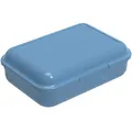 Produktbild: Rotho Fun Vesperdose 0.9l mit herausnehmbarer Trennwand, Kunststoff (PP) BPA-frei, blau, S/0.9l (17.7 x 12.9 x 6.0 cm)